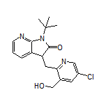 1-(tert-Butyl)-3-[[5-chloro-3-(hydroxymethyl)-2-pyridyl]methyl]-7-azaindole-2(3H)-one