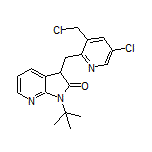 1-(tert-Butyl)-3-[[5-chloro-3-(chloromethyl)-2-pyridyl]methyl]-7-azaindole-2(3H)-one