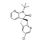 (S)-1’-(tert-Butyl)-3-chloro-5,7-dihydrospiro[cyclopenta[b]pyridine-6,3’-pyrrolo[2,3-b]pyridin]-2’(1’H)-one