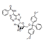 N-[9-[(1R,3R,4R,7S)-1-[[Bis(4-methoxyphenyl)(phenyl)methoxy]methyl]-7-hydroxy-2,5-dioxabicyclo[2.2.1]heptan-3-yl]-9H-purin-6-yl]benzamide