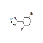 2-(5-Bromo-2-fluorophenyl)-1,3,4-oxadiazole