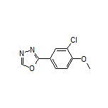 2-(3-Chloro-4-methoxyphenyl)-1,3,4-oxadiazole