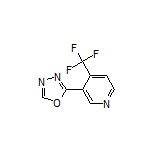 2-[4-(Trifluoromethyl)pyridin-3-yl]-1,3,4-oxadiazole