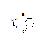 2-(2-Bromo-6-chlorophenyl)-1,3,4-oxadiazole