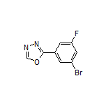 2-(3-Bromo-5-fluorophenyl)-1,3,4-oxadiazole