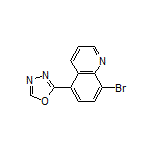 2-(8-Bromo-5-quinolyl)-1,3,4-oxadiazole