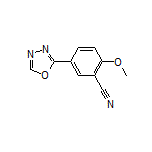 2-Methoxy-5-(1,3,4-oxadiazol-2-yl)benzonitrile