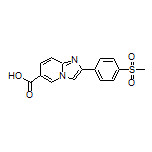 2-[4-(Methylsulfonyl)phenyl]imidazo[1,2-a]pyridine-6-carboxylic Acid