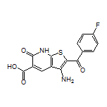 3-Amino-2-(4-fluorobenzoyl)-6-oxo-6,7-dihydrothieno[2,3-b]pyridine-5-carboxylic Acid