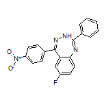 7-Fluoro-5-(4-nitrophenyl)-2-phenyl-3H-benzo[e][1,2,4]triazepine