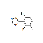 2-(6-Bromo-2-fluoro-3-methylphenyl)-1,3,4-oxadiazole