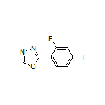 2-(2-Fluoro-4-iodophenyl)-1,3,4-oxadiazole