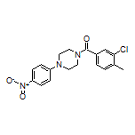 (3-Chloro-4-methylphenyl)[4-(4-nitrophenyl)-1-piperazinyl]methanone