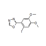 2-(2-Iodo-4,5-dimethoxyphenyl)-1,3,4-oxadiazole