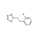 2-(2-Fluorophenethyl)-1,3,4-oxadiazole