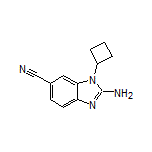 2-Amino-1-cyclobutyl-1H-benzo[d]imidazole-6-carbonitrile