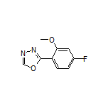 2-(4-Fluoro-2-methoxyphenyl)-1,3,4-oxadiazole