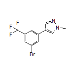 4-[3-Bromo-5-(trifluoromethyl)phenyl]-1-methyl-1H-pyrazole