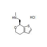 (S)-1-(5,7-Dihydro-4H-thieno[2,3-c]pyran-7-yl)-N-methylmethanamine Hydrochloride