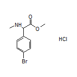 Methyl 2-(4-Bromophenyl)-2-(methylamino)acetate Hydrochloride