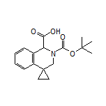 2’-Boc-2’,3’-dihydro-1’H-spiro[cyclopropane-1,4’-isoquinoline]-1’-carboxylic Acid