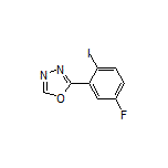 2-(5-Fluoro-2-iodophenyl)-1,3,4-oxadiazole