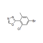 2-(4-Bromo-2-chloro-6-methylphenyl)-1,3,4-oxadiazole