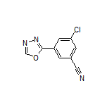 3-Chloro-5-(1,3,4-oxadiazol-2-yl)benzonitrile