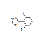 2-(2-Bromo-6-iodophenyl)-1,3,4-oxadiazole