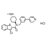 3-Chloro-N-[trans-4-(methylamino)cyclohexyl]-N-[3-(4-pyridyl)benzyl]benzothiophene-2-carboxamide Hydrochloride
