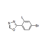 2-(4-Bromo-2-iodophenyl)-1,3,4-oxadiazole