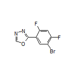 2-(5-Bromo-2,4-difluorophenyl)-1,3,4-oxadiazole