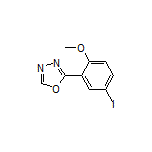 2-(5-Iodo-2-methoxyphenyl)-1,3,4-oxadiazole