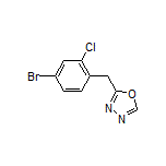 2-(4-Bromo-2-chlorobenzyl)-1,3,4-oxadiazole