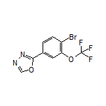 2-[4-Bromo-3-(trifluoromethoxy)phenyl]-1,3,4-oxadiazole