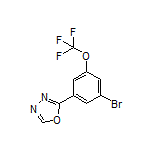 2-[3-Bromo-5-(trifluoromethoxy)phenyl]-1,3,4-oxadiazole