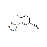 4-Methyl-3-(1,3,4-oxadiazol-2-yl)benzonitrile