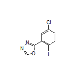 2-(5-Chloro-2-iodophenyl)-1,3,4-oxadiazole