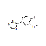 2-(4-Fluoro-3-methoxyphenyl)-1,3,4-oxadiazole