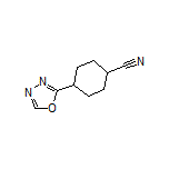 4-(1,3,4-Oxadiazol-2-yl)cyclohexanecarbonitrile