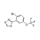 2-[2-Bromo-5-(trifluoromethoxy)phenyl]-1,3,4-oxadiazole