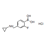 4-[(Cyclopropylamino)methyl]-2-fluorophenylboronic Acid Hydrochloride