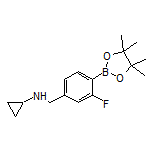 4-[(Cyclopropylamino)methyl]-2-fluorophenylboronic Acid Pinacol Ester