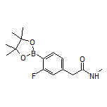 2-Fluoro-4-[2-(methylamino)-2-oxoethyl]phenylboronic Acid Pinacol Ester