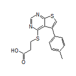 3-[[5-(p-Tolyl)thieno[2,3-d]pyrimidin-4-yl]thio]propanoic Acid