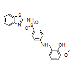 N-(2-Benzothiazolyl)-4-[(2-hydroxy-3-methoxybenzyl)amino]benzenesulfonamide