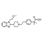 2-[4-[2-[4-[1-(2-Methoxyethyl)-2-benzimidazolyl]-1-piperidyl]ethyl]phenyl]-2-methylpropanoic Acid