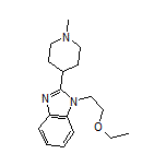 1-(2-Ethoxyethyl)-2-(1-methyl-4-piperidyl)benzimidazole