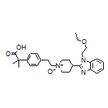 1-[4-(2-Carboxy-2-propyl)phenethyl]-4-[1-(2-ethoxyethyl)-2-benzimidazolyl]piperidine 1-Oxide