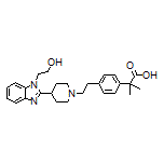 2-[4-[2-[4-[1-(2-Hydroxyethyl)-2-benzimidazolyl]-1-piperidyl]ethyl]phenyl]-2-methylpropanoic Acid